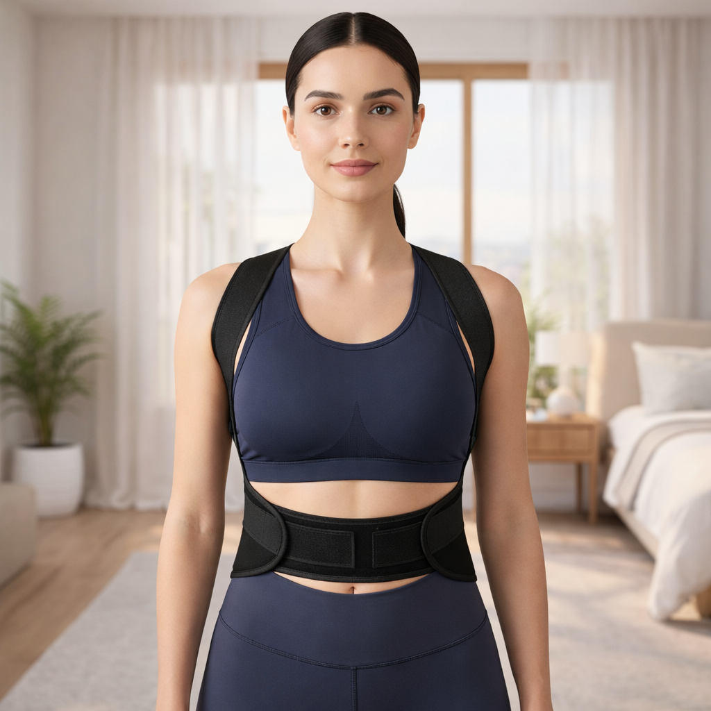 Adjustable Posture Corrector Belt – Back & Shoulder Support for Men & Women