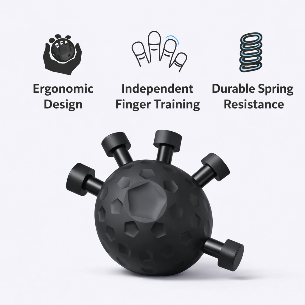 Finger Grip Strength Trainer – Ergonomic Hand & Finger Exercise Tool