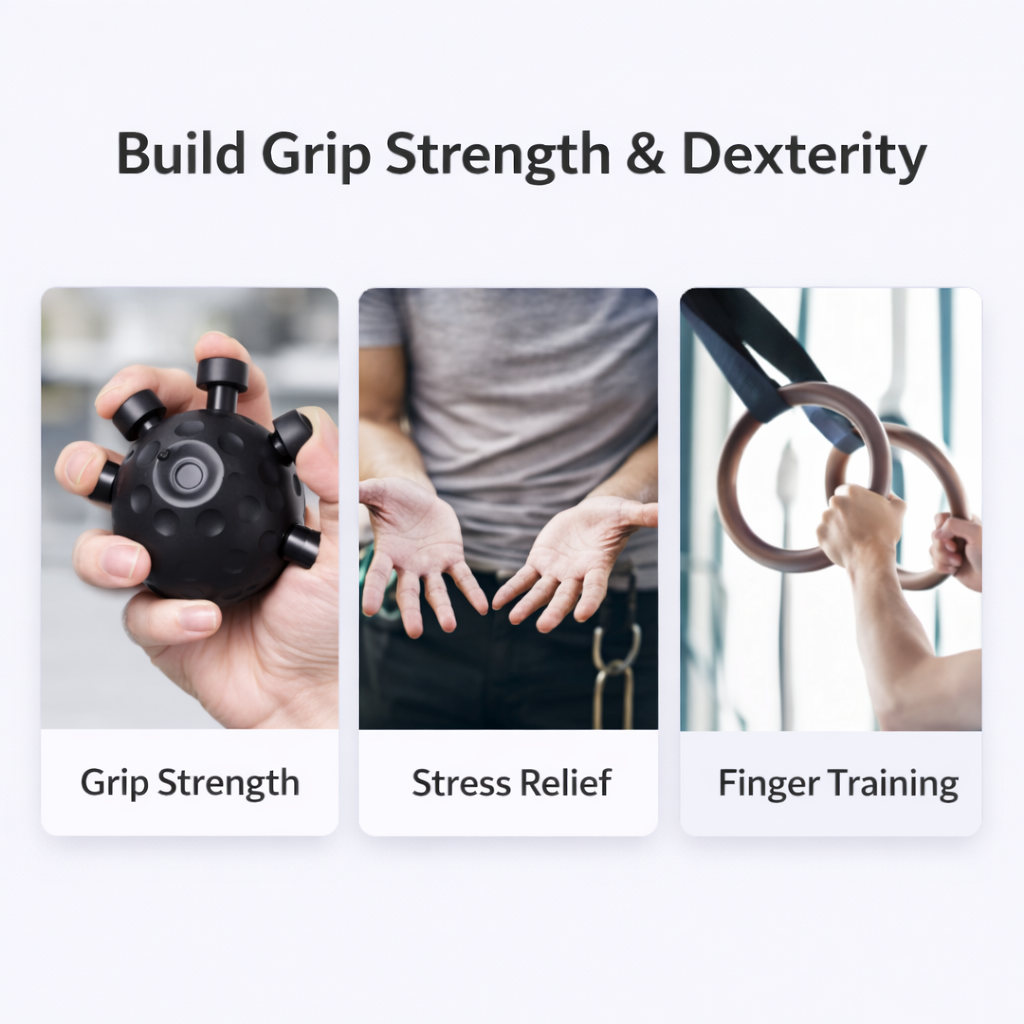 Finger Grip Strength Trainer – Ergonomic Hand & Finger Exercise Tool
